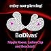 BoDivas Nipple Noose Faceted Teardrop Non Piercing Body Jewelry Rings