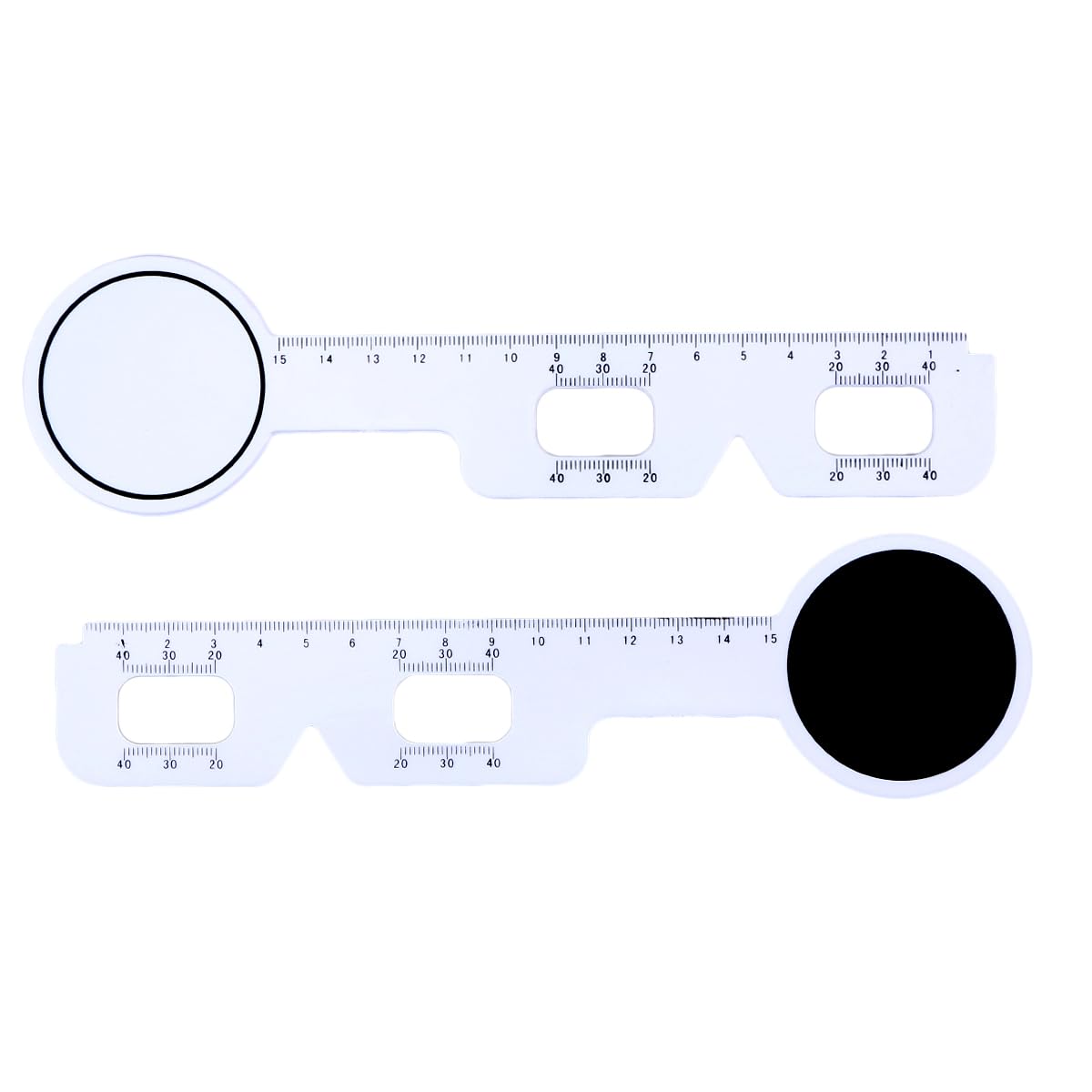 Healifty Optical Pd Ruler Pupil Distance Measuring Tool Eye Meter 8.27 Inch Lightweight Portable for Medical and Optical Use