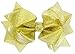 Hipgirl Gold Metallic Ribbon, Glitter Gold Ribbon for Crafts. Non-Wired Ribbon for Gift Wrapping, Christmas Tree Garlands, Gift Ribbon Bows - (25yd 1.5