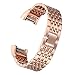 bayite Metal Bands Compatible Fitbit Charge 2, Replacement Accessories Bracelet, Rose Gold