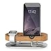 Apple Watch Stand, Universal 2 in 1 iPhone Stand/iwatch Stands, MZvul Bamboo Wood Charging Dock Station Cradle Holder for iPhone 7 7 plus & Apple Watch iWatch Series 1 (38mm 42mm)