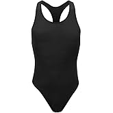 FYMNSI Men's Leotard Underwear Sexy Racer Back One-Piece Bodysuit Stretch Swimsuit Thongs Singlet Workout