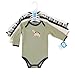 Luvable Friends 5 Pack Long Sleeve Bodysuit