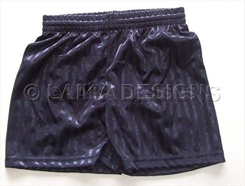 School Uniform Sports P.E. Football Shadow Stripe Shorts - Boys & Girls Navy Blue by Laika Designs
