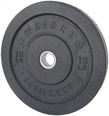 Wright Rubber 15 lb Bumper plates – Made in the USA