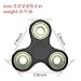 Moopai The Anti-Anxiety Fidget Spinner Helps Focusing Fidget Toys Premium Quality EDC Focus Toy for Kids & Adults Best Stress Reducer Relieves ADHD Anxiety and Boredom(Black)