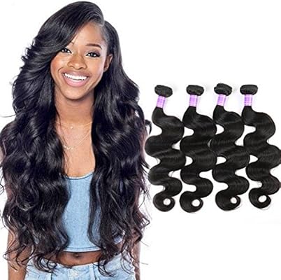Amazon Com Body Wave Virgin Hair Weave 4 Bundles Full Head Set