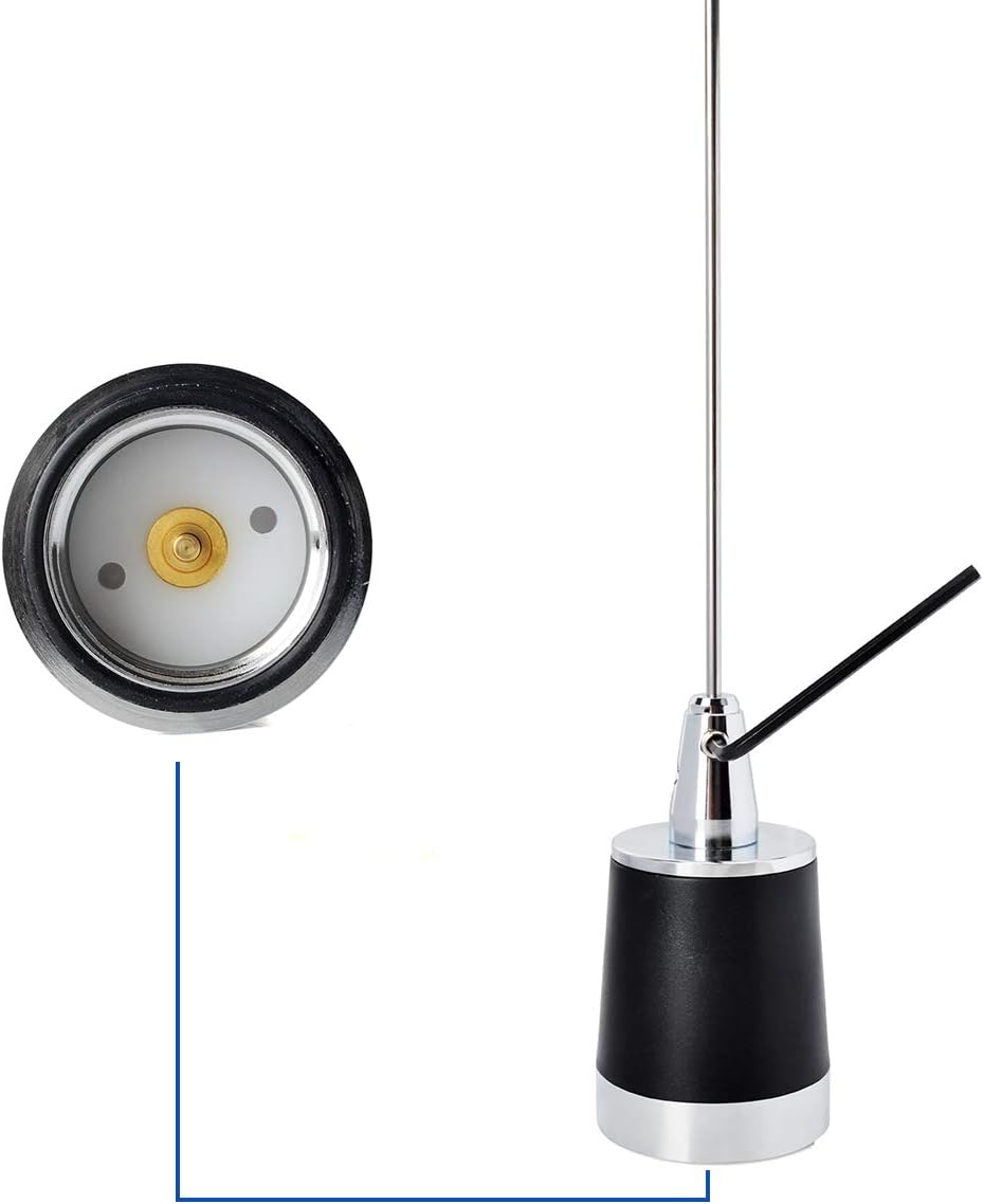 TWAYRDIO Dual Band NMO Antenna 144/430MHz Mobile Radio Antenna for VHF UHF Two Way Radio (Requires NMO Mount): Home Audio & Theater