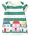 Fiream Girls' Summer Short Sleeves T-shirt Dress(House,18M)