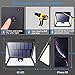 82 LED Solar Light Outdoor 4 Pack, Wireless Waterproof Solar Motion Sensor Light Outdoor Solar Motion Light Security Light Motion Outdoor Solar Powered for Fence, Front Door, Yard, Deck, LUSCREAL