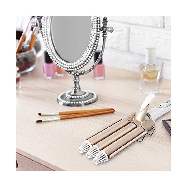 Dee-Banna-3-Barrel-Hair-Curling-Iron-3-Barrel-Curly-Hair-Styling-Tools-Curling-Tongs-Large-Wave-Perm-Splint-Ceramic-Hair-Crimpers-Iron-with-Two-Gear-Temperature-Control Dee Banna® 3 Barrel Hair Curling Iron 3 Barrel Curly Hair Styling Tools Curling Tongs Large Wave Perm Splint Ceramic…
