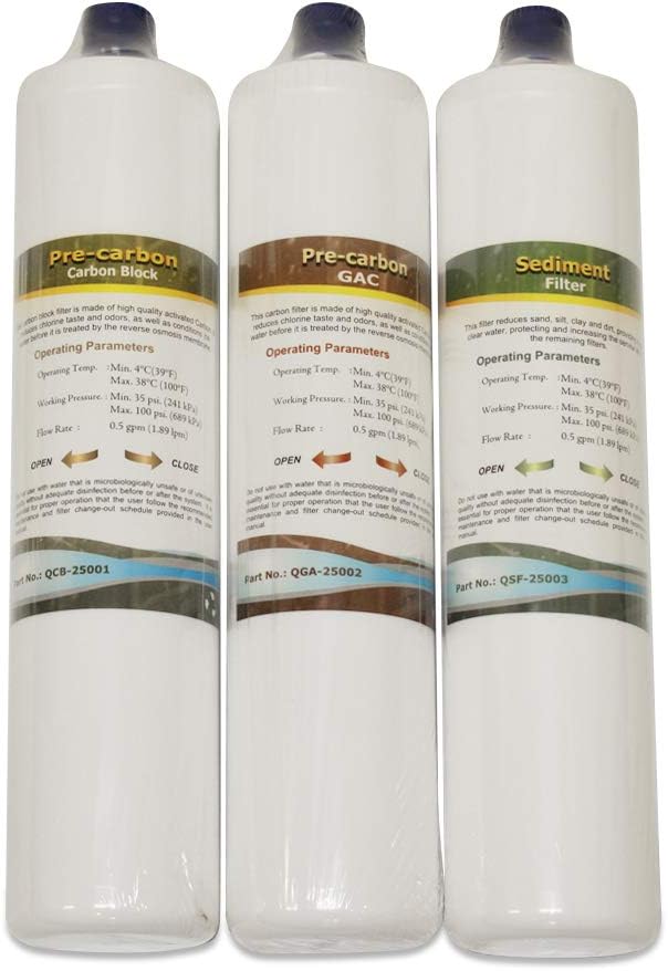 PROQ-550 Yearly Replacement Set for Under-Sink Reverse Osmosis System (1 Pack of 5): Home & Kitchen