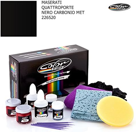 MASERATI QUATTROPORTE / NERO CARBONIO MET - 226520 / COLOR N DRIVE TOUCH UP PAINT SYSTEM FOR PAINT CHIPS AND SCRATCHES / BASIC PACK