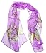Bear Motion Collection - Womens 100% Silk Scarf with Butterfly Design (Medium (64