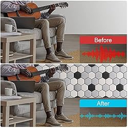 JBER Hexagon Sound Proof Foam Panels, Acoustic Foam
