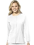 WonderWink Women's Plus-Size Crew Neck Warm Up