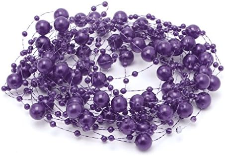 Oycy 5M Faux Pearls String Beads Garland Wedding Bridal Bouquet Christmas Party Decor