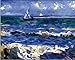 DIY Home Decor Digital Canvas Oil Painting by Number Kits Worldwide Famous Oil Painting The Saintes Ocean by Van Gogh 16 * 20 inch.