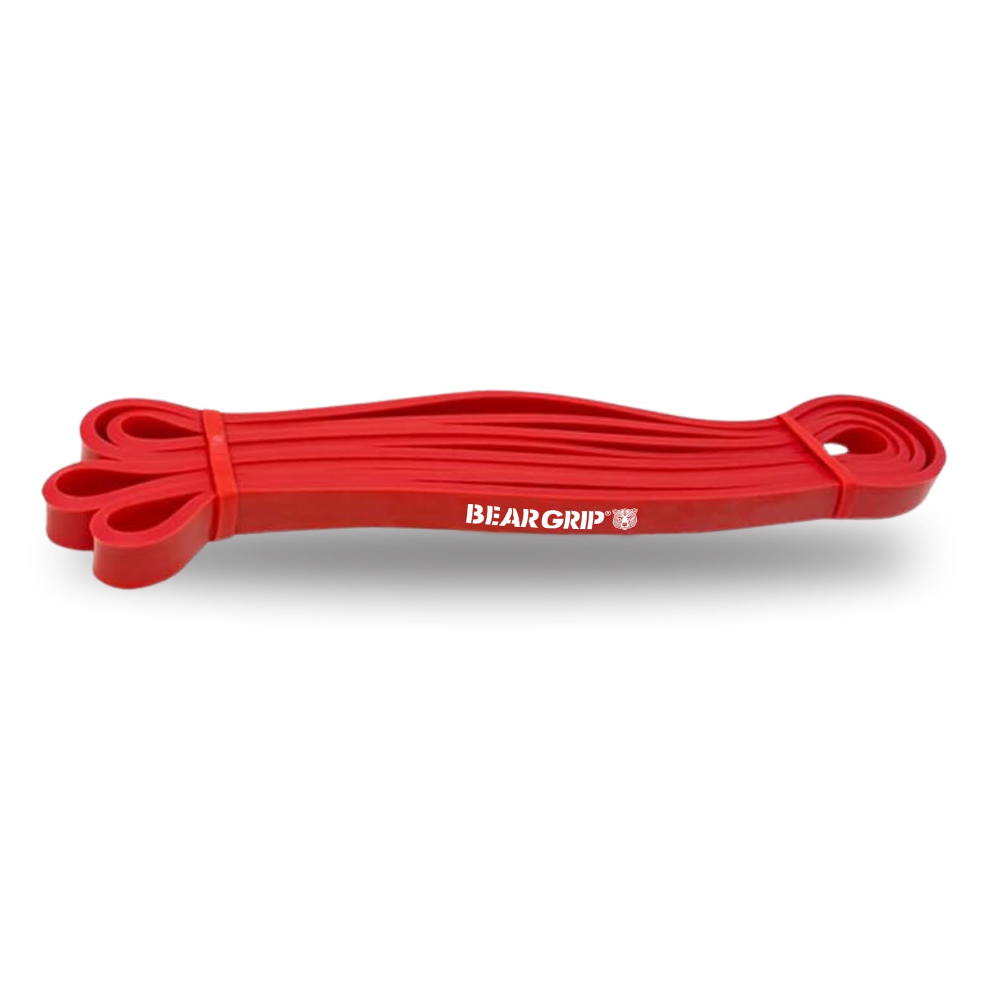 BEAR GRIP - Pull Up Assist Bands | Heavy Duty Resistance Bands for Assisted Pull Ups, Yoga, Stretch Mobility, Crossfit, Strength Training (Red (15-35 LBS))