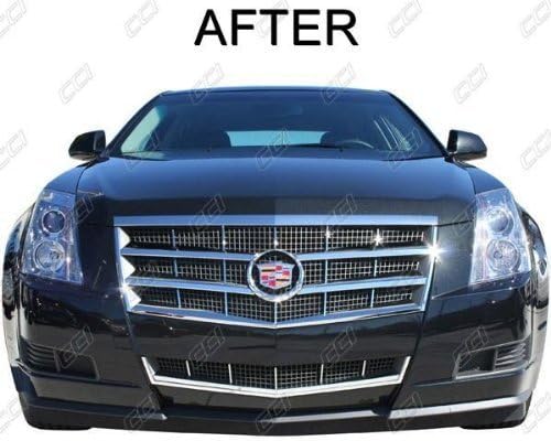 2008, 2010, 2011 CADILLAC CTS (Sedan / Coupe) CHROME GRILLE OVERLAY TRIMS (8 pieces) by DeluxeAuto
