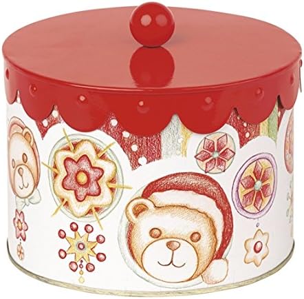 THUN - Caja de Lata Grande, con decoración navideña, Multicolor: Amazon.es: Hogar