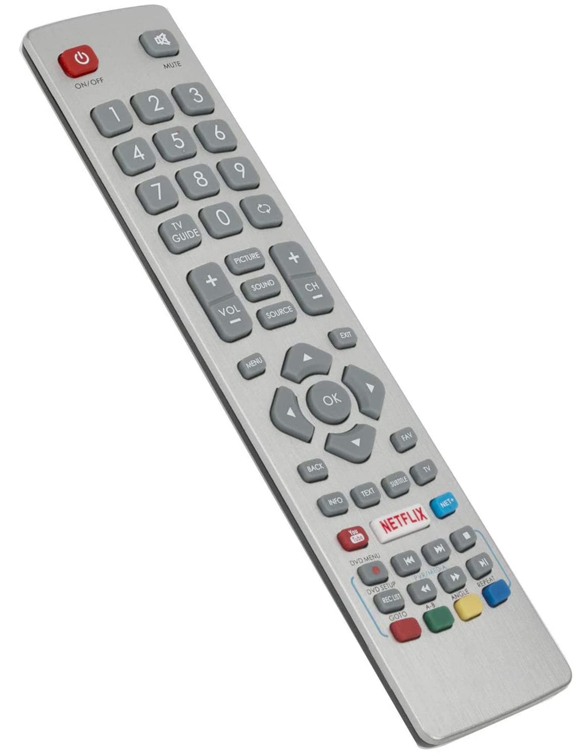 Replacement Remote for TV LC-32HG5141K LC-32HG5341K LC-40FG5242E LC-40FG5342E LC-40UG7242K LC-40UG7252E LC-40UG7252K LC-40UI7252E LC-40UI7352E LC-40UI7452E LC-40UI7552E LC-40UI7552K