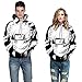 AMOMA Unisex Realistic Anime Hoodie Dragon Ball Naruto Bleach 3D Print Pullover Hooded Sweatshirt(Small/Medium,Naruto)