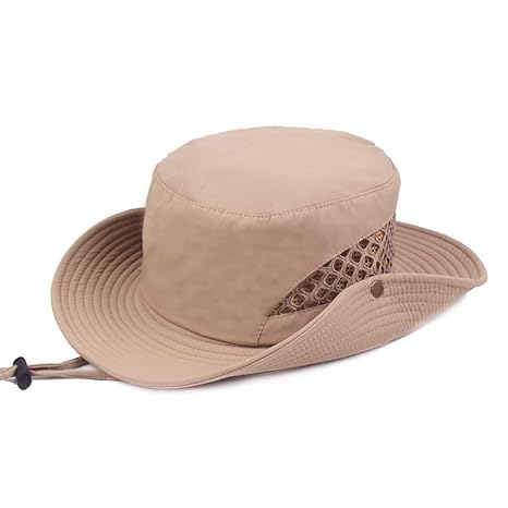 Dtuta HüTe, MüTzen & Caps,CowboyhüTe,Visoren,Unisex-Sommer-Fischerhut Im Freien Bergsteigen-Hut Visier Mit Atmungsaktivem Kom