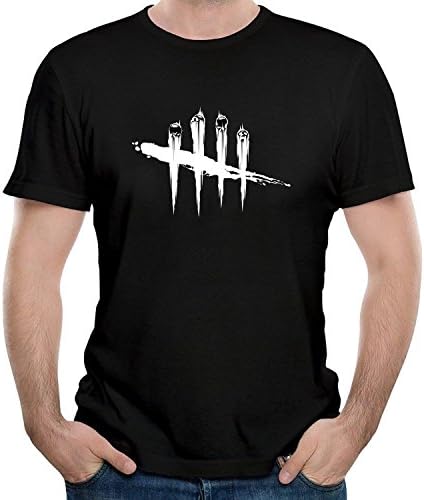 FOURSIXH Mens Short Sleeve T Shirt Dead fosx by fosxday fosxlight Logo Cool Tees Black Medium