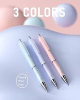 Nicpro 3PCS Pastel Mechanical Pencils 0.5mm with Case 72 Lead Refill Set view 2