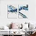 BIL-YOPIN Abstract Painting Canvas Prints Wall Art 20x28inch x2 Pieces Panel Framed Oil Paintings Reproduction for Home and Office Decorations