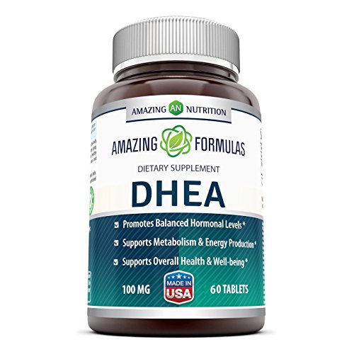Amazing Nutrition DHEA Supplement, 100mg, 60 Tablets Amazing Nutrition DHEA Supplement, 100mg, 60 Tablets
