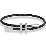 Bracelet with Adjustable Design Polished H Shape