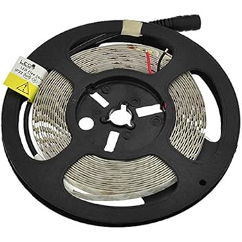 Ledwholesalers 12-Volt UL 16.4-Feet Flexible LED Strip with 600xSMD2835 32-Watt, White, 20116WH