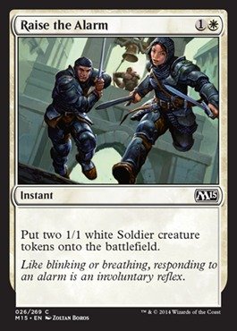 Magic: the Gathering - Raise the Alarm (026/269) - Magic 2015