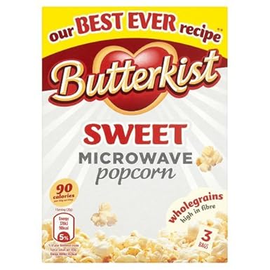 Butterkist Microondas Palomitas De Maíz Dulce 210G: Amazon.es ...