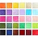 3000 Pieces Tissue Paper Colorful Square Tissue Paper Scrapbooking Gift Tissue Paper for Kids DIY Art Craft, 30 Colors, 2 Inches