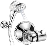HotelSpa Universal&nbsp;Angle-Adjustable&nbsp;Hand&nbsp;Shower&nbsp;Wall&nbsp;Bracket&nbsp;for&nbsp;Easy&nbsp;Reach/Perfect&nbsp;Angle&nbsp;Fits ANY&nbsp;SHOWER! Patented Push-Lock provides Superior Suction&nbsp;Power. Self-Adhesive&nbsp;Slide-in Holder&nbsp;included