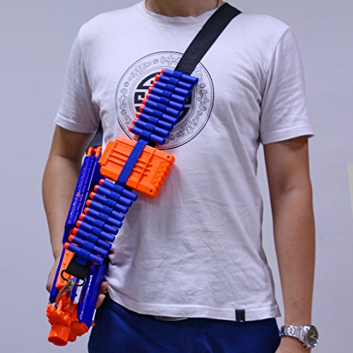 EKIND Toy Gun Bullet Shoulder Strap Darts Bandolier Kit Ammo Storage