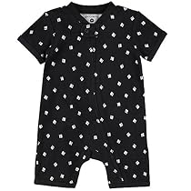 Petit Lem Baby Romper, Dark Grey, 6M