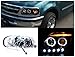 Spec-D Tuning 2LHP-F15097JM-TM Ford F150 Led Dual Halo Black Projector Head Lights