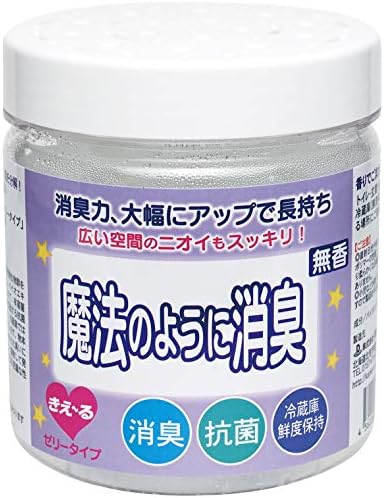 ご予約品 バイオ酵素がゆっくり蒸発 魔法のように消臭 お徳用 きえ るゼリータイプ 無香 12個 480g 置き型タイプ