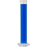 1000ml Graduated Cylinder, 3.3 Borosilicate Glass, Single Metric Scale, Karter Scientific 213I15 (Single)