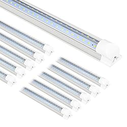 hykolity 8FT LED Shop Light, V Shape Integrated T8