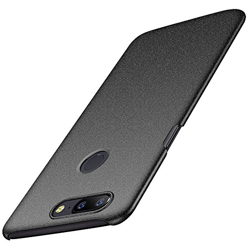 One plus 5T Case [Colorful Series] [ Hard PC ] [Ultra-Thin] [Anti-Drop] Minimalist Slim Protective Phone Case Back Cover for One plus 5T (Matte Black)
