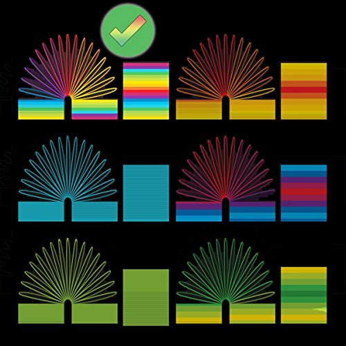 4 DUUTY+Plastic+Rainbow+Springs+Slinkies