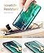 GVIEWIN Marble Designed for iPhone Xs Max, Soft Silicone TPU Thin Cover Slim Case for iPhone Xs Max 6.5 inch (2018) - Green/Gold