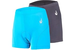 beroy Womens Padded Bike Shorts,Cycling Shorts Women Padded