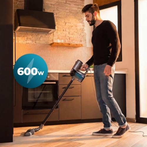Aspirateur Balai avec Câble Conga Thunderbrush 560 Neo. 600W, 2 en 1, Technologie Cyclonique, Filtre Haute Efficacité, Rayon d'action 6 Mètres, Inclut 2 Accessoires, Câble 4,5m — photo 7 sur 8