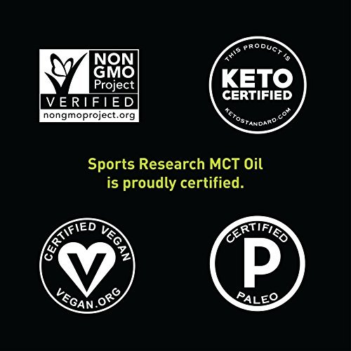 image for Sports Research Premium MCT Oil derived only from Non-GMO Coconuts - 1